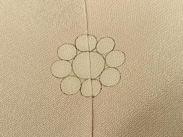 平和屋着物●豪華色留袖 刺繍 流水草花風景文 金糸 正絹 逸品 AABK5265ph