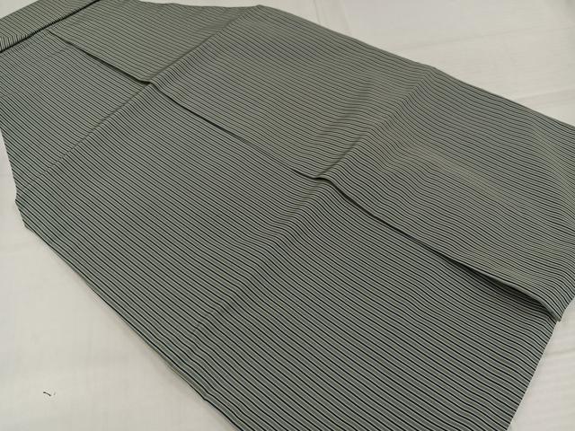 平和屋着物●男性 行灯袴 縞 正絹 逸品 AABK5312ph