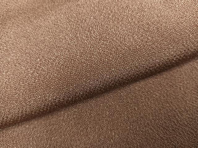 平和屋着物●江戸小紋 丸文 鬼しぼ縮緬 正絹 逸品 AABK5316ph