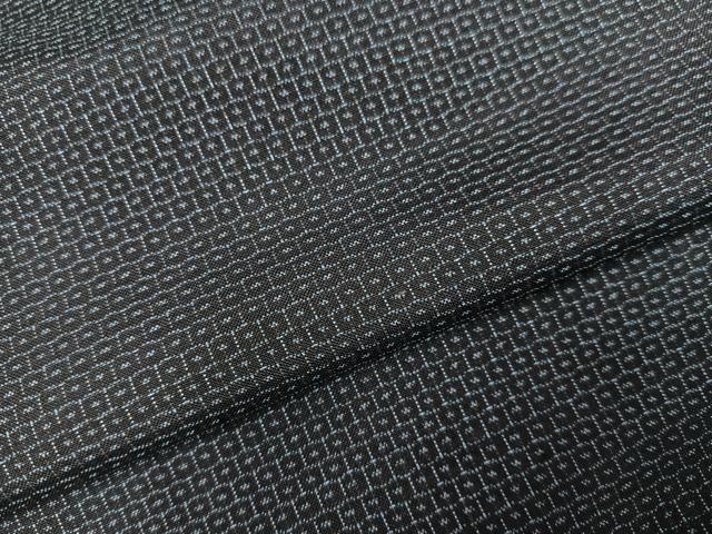 平和屋着物●男性 本場大島紬 アンサンブル 100亀甲 総詰め 正絹 逸品 AABK5360ph