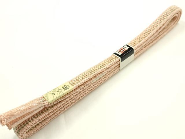 平和屋着物*夏物 和装小物 上質な帯締め レース組 金糸 撚り房 みさわ謹製 正絹 逸品 未使用 AABK5481ay