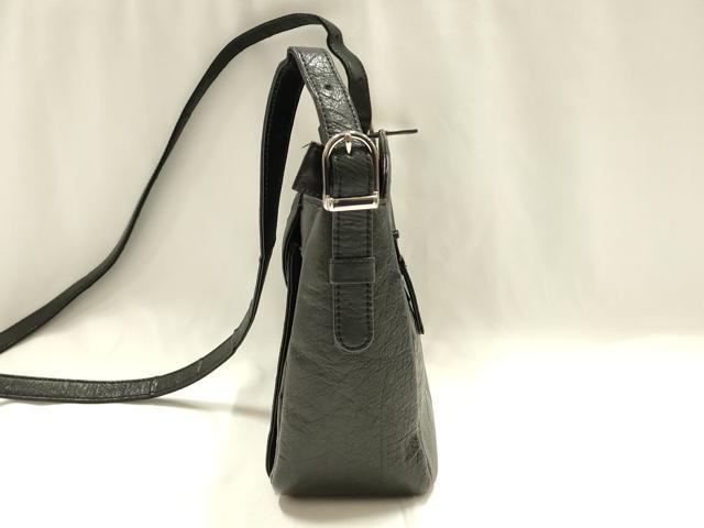 平和屋着物▼ファッション小物 ショルダーバッグ オーストリッチ JRAタグ付き 逸品 AABK5569ay