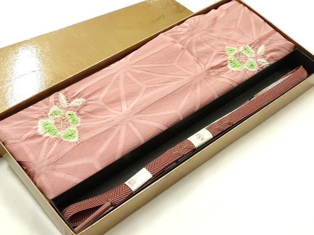 平和屋着物●和装小物 帯締め・帯揚げセット 千晃 笹浪唐組 柄絞り 金糸 正絹 逸品 未使用 AABK5593ay