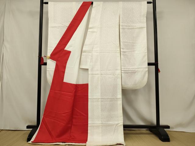 平和屋本店●掛下 打掛 和装 婚礼 花嫁 結婚式 神社挙式 紗綾形文 逸品 AABK5627ou