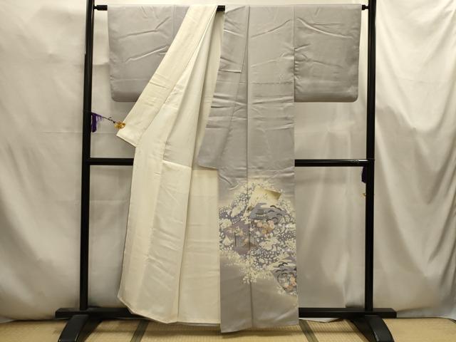 平和屋着物■豪華色留袖 辻が花 色紙風景文 暈し染め 金彩 正絹 逸品 AABK5675sx