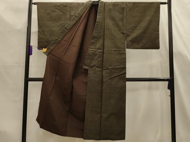 平和屋着物■男性 紬 霞文 正絹 逸品 AABK5681sx