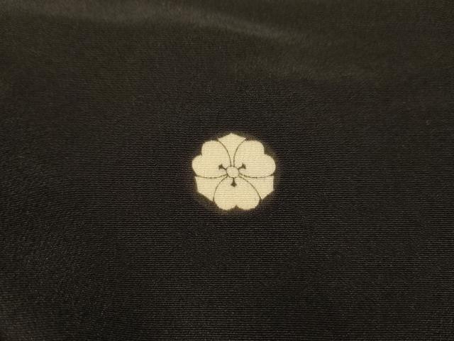 平和屋着物■豪華黒留袖 総刺繍 雉松文 金銀糸 正絹 逸品 AABK5705sx