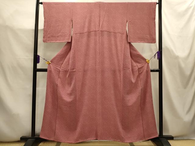 平和屋着物■江戸小紋 大小あられ 正絹 逸品 AABK5709sx
