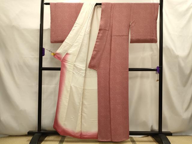 平和屋着物■江戸小紋 大小あられ 正絹 逸品 AABK5709sx