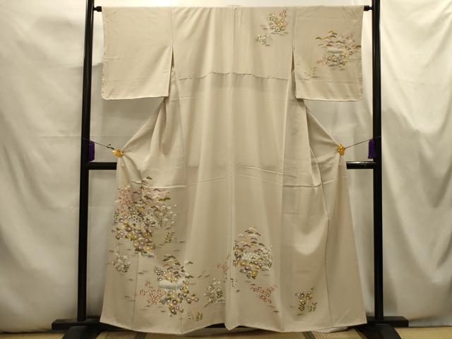 平和屋着物■訪問着 松竹梅 花籬文 金彩 正絹 逸品 AABK5725sx