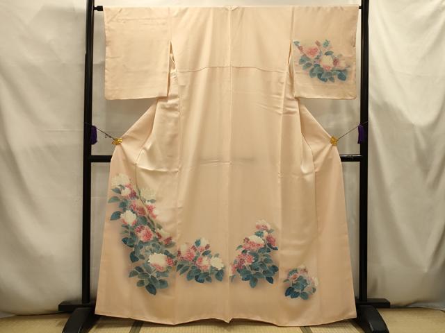 平和屋着物■訪問着 紫陽花 暈し染め 正絹 逸品 AABK5758sx