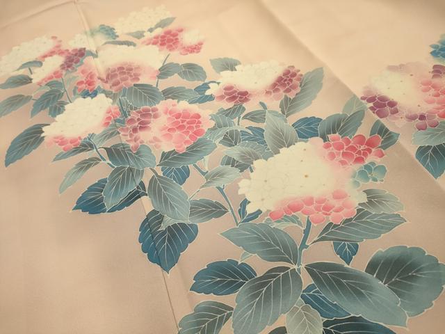 平和屋着物■訪問着 紫陽花 暈し染め 正絹 逸品 AABK5758sx