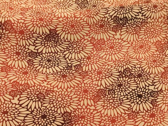 平和屋着物■上質な小紋 型染め 菊尽くし 正絹 逸品 AABK5779sx
