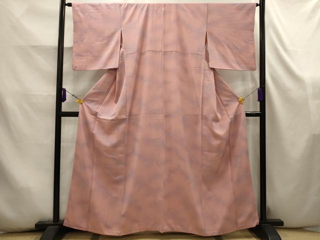 平和屋着物■上質な小紋 霞文 暈し染め 正絹 逸品 AABK5817sx