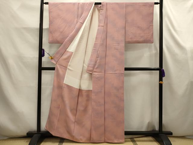 平和屋着物■上質な小紋 霞文 暈し染め 正絹 逸品 AABK5817sx