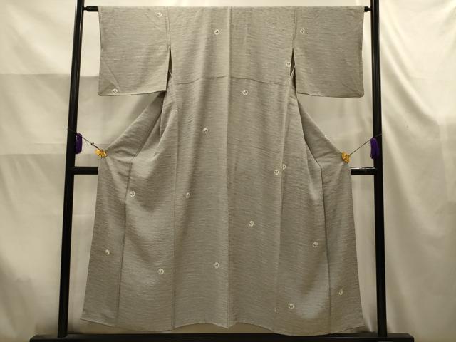 平和屋着物■上質な小紋 流水舞蝶文 正絹 逸品 AABK5824sx