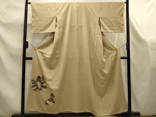 平和屋着物■豪華色留袖 手描き 松文 正絹 逸品 AABK5922sx