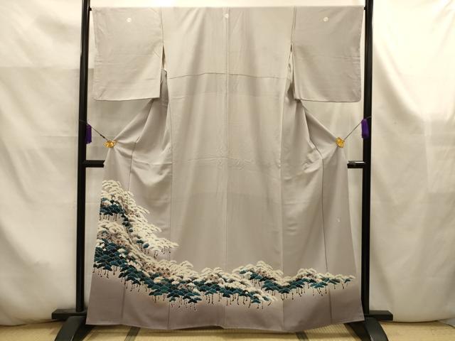 平和屋着物■豪華色留袖 作家物 松文 暈し染め 正絹 逸品 AABK5940sx