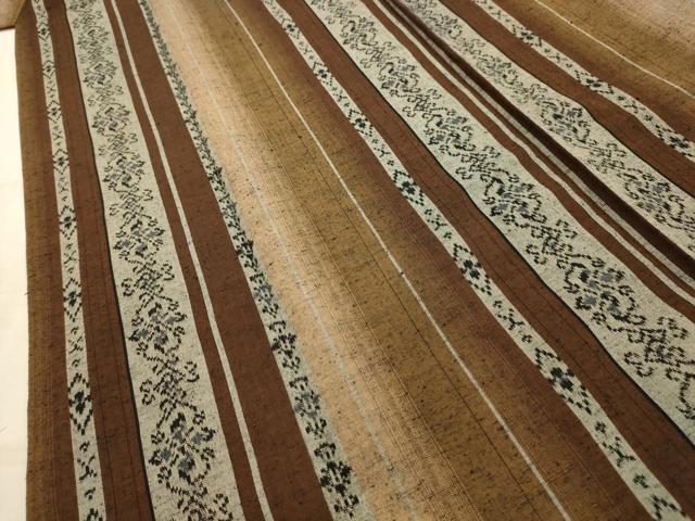 平和屋着物■上質な紬 花間道 正絹 逸品 AABK5976sx