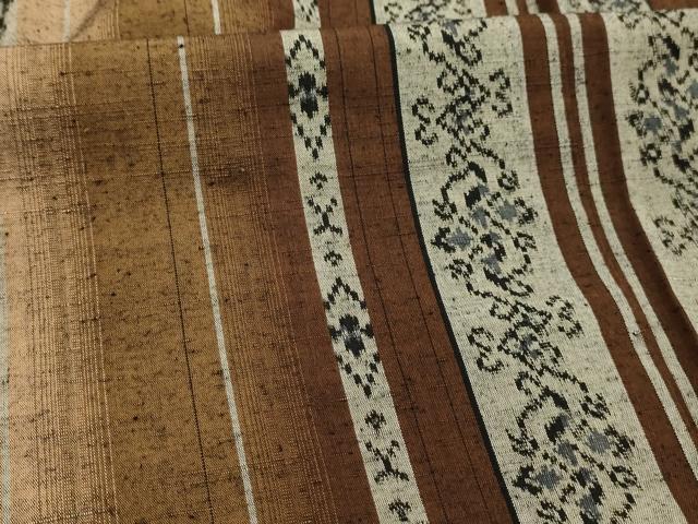 平和屋着物■上質な紬 花間道 正絹 逸品 AABK5976sx