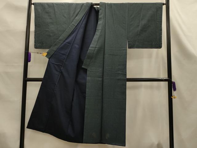 平和屋着物■男性 紬 亀甲絣 正絹 逸品 AABK5981sx