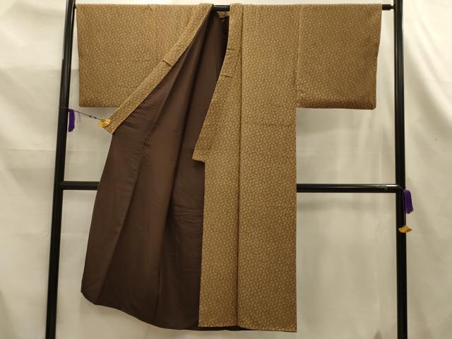 平和屋着物■男性 小紋 舞花文 正絹 逸品 AABK5988sx