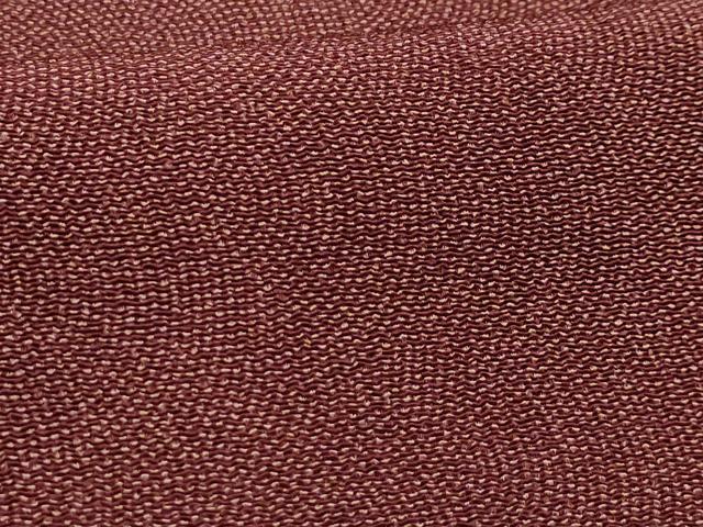 平和屋着物■江戸小紋 鮫小紋柄 鬼しぼ縮緬 正絹 逸品 AABK6044sx