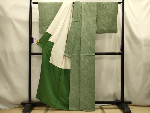 平和屋着物■大変加工の良い総絞り小紋 正絹 逸品 AABK6110sx