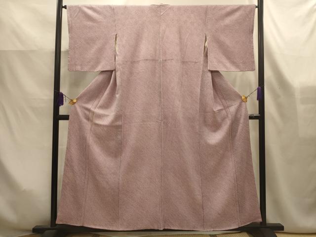 平和屋着物■大変加工の良い総絞り小紋 正絹 逸品 AABK6152sx