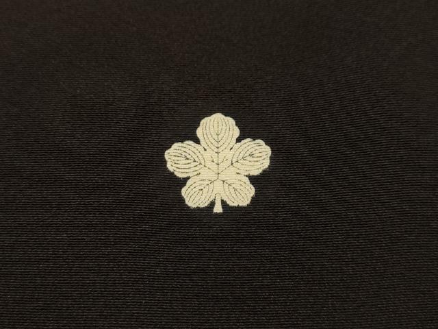 平和屋着物■豪華黒留袖 友禅 作家物 梅松文 正絹 逸品 AABK6171sx