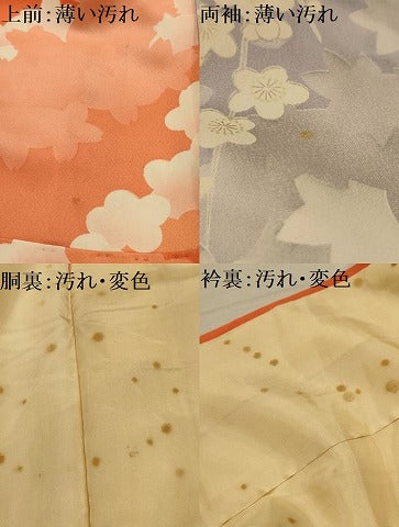 平和屋着物■豪華振袖 扇面花文 金彩 正絹 逸品 AABK6179sx