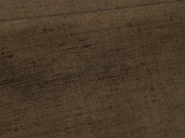 平和屋着物■男性 紬 色無地 涅色 キングサイズ 正絹 逸品 AABK6192sx