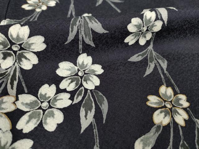 平和屋着物●豪華振袖 枝桜 金彩 鈴乃屋扱い 正絹 逸品 AABK6213ck