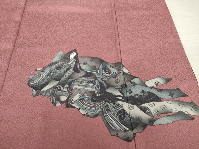 平和屋着物●豪華振袖 枝桜 金彩 鈴乃屋扱い 正絹 逸品 AABK6213ck