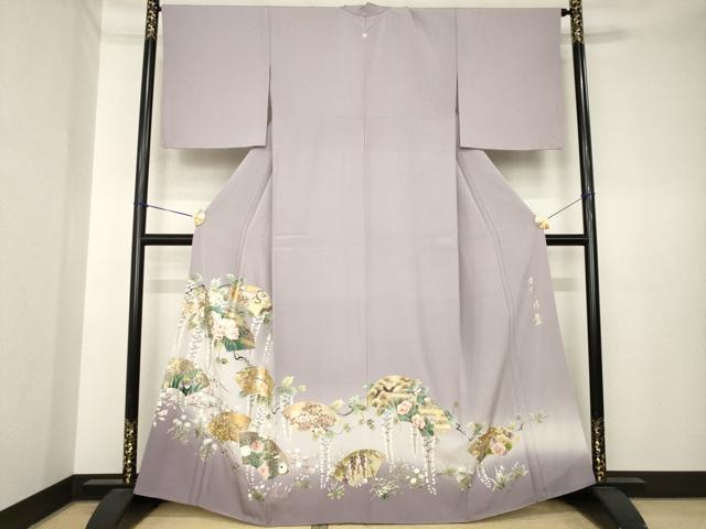 平和屋着物●金彩友禅作家 木村桂友 色留袖 古都の彩 暈し染め 金彩 正絹 逸品 AABK6217ck