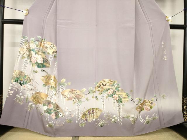 平和屋着物●金彩友禅作家 木村桂友 色留袖 古都の彩 暈し染め 金彩 正絹 逸品 AABK6217ck