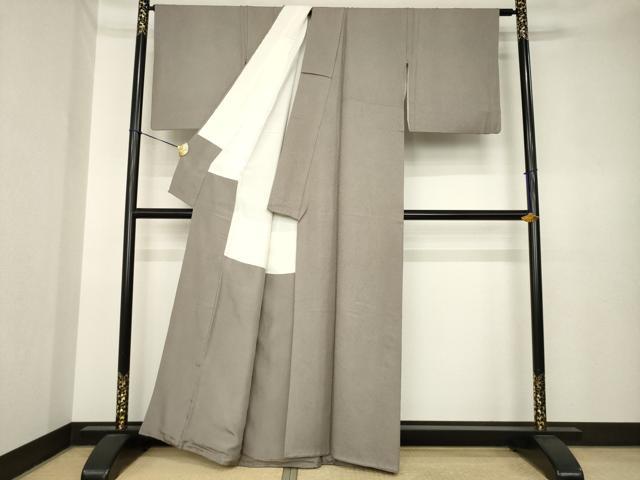 平和屋着物●伝統工芸師 服部光擴 江戸小紋 鮫小紋柄 正絹 逸品 AABK6228ck