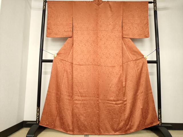 平和屋着物●上質な小紋 丸文 正絹 逸品 AABK6236ck