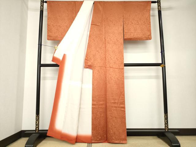 平和屋着物●上質な小紋 丸文 正絹 逸品 AABK6236ck