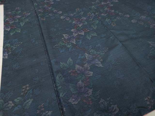 平和屋着物●本場大島紬 9マルキ 花蔦草文 さが美扱い 正絹 逸品 AABK6238ck