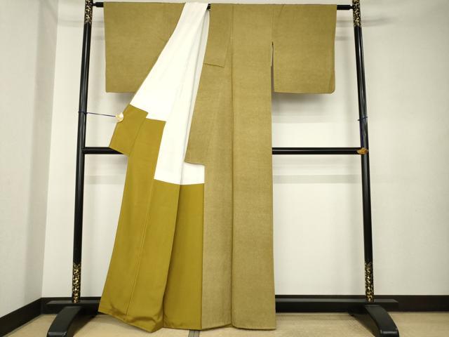 平和屋着物●江戸小紋 池田深光作 鮫小紋柄 正絹 逸品 AABK6283ck