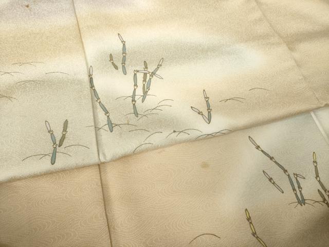 平和屋着物●洗える最高級着物 <英>はなぶさ謹製 訪問着 つくし 暈し染め 洗える着物 AABK6287ck