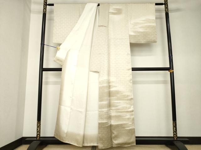 平和屋着物●訪問着 霞文 暈し染め 正絹 逸品 AABK6295ck