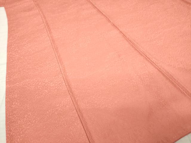 平和屋着物●上質な色無地 飾花地紋 正絹 逸品 AABK6301ck
