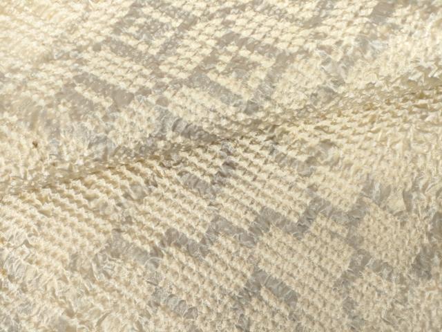 平和屋着物●名門 藤娘きぬたや・総絞り 小紋 吉祥菱文 正絹 逸品 AABK6336cs