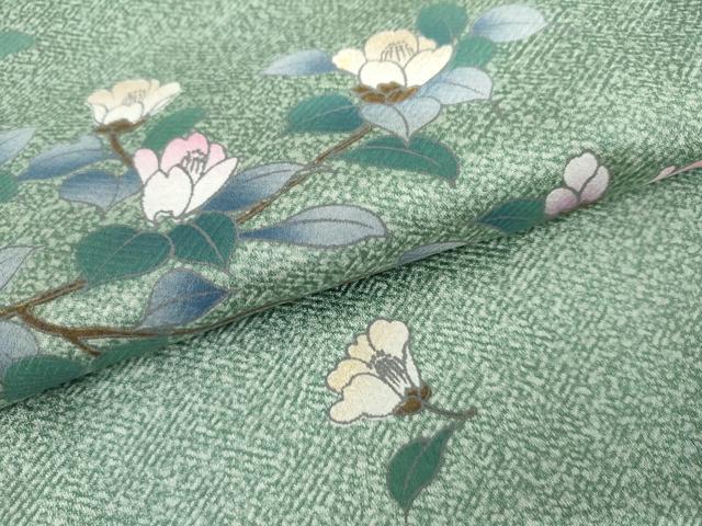 平和屋着物●訪問着 枝花文 正絹 逸品 AABK6364cs
