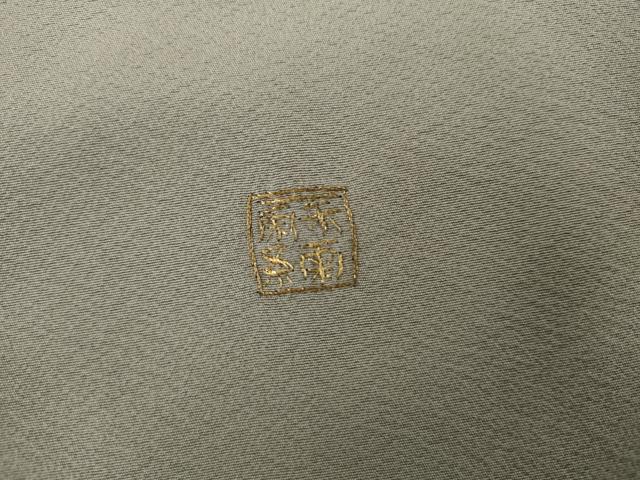 平和屋着物●中国三大刺繍 スワトウ刺繍 汕頭刺繍 蘇州刺繍 訪問着 花丸文 暈し染め 金銀糸 正絹 逸品 未使用 AABK6396cs