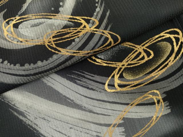 平和屋着物●訪問着 流水文 暈し染め 金銀彩 正絹 逸品 AABK6408cs