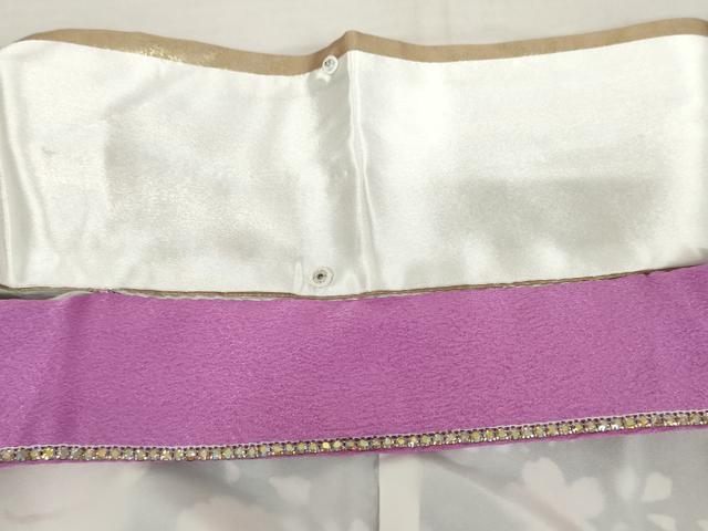 平和屋着物●豪華振袖・長襦袢(無双仕立て)セット 刺繍 花蝶文 金糸 金彩 ロング丈 正絹 逸品 AABK6422cs