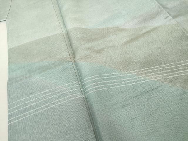平和屋着物●訪問着 作家物 紬地 霞文 正絹 逸品 未使用 AABK6426cs